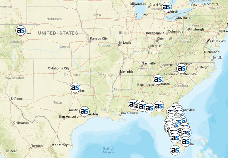 Accurate Serve coverage map